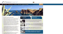 Desktop Screenshot of madeira-management.com