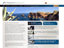 Tablet Screenshot of madeira-management.com